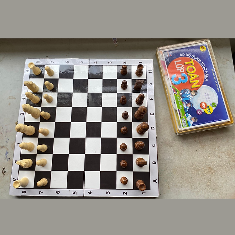 Mua tại Tiki: Mua Bộ cờ vua gỗ 35x35cm - CVG35Đ Chính hãng Tiết kiệm