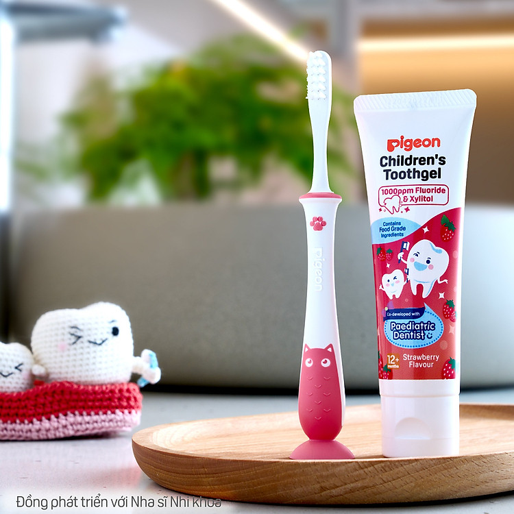 Bàn chải Pigeon cho bé 18 tháng Chính hãng Ưu đãi - Hình ảnh 5
