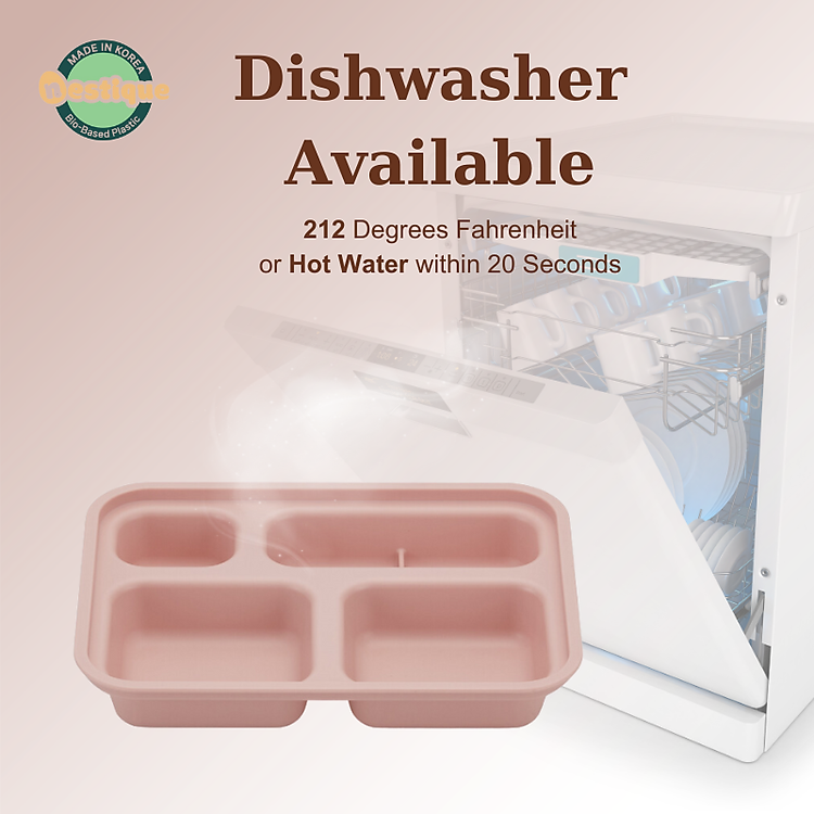 Bộ Khay Ăn Trẻ Em Nestique N-21 Chính hãng Tiết kiệm - Hình ảnh 3