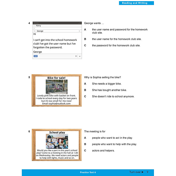 A2 Key For Schools Practice Tests 6-10 - Ảnh 3