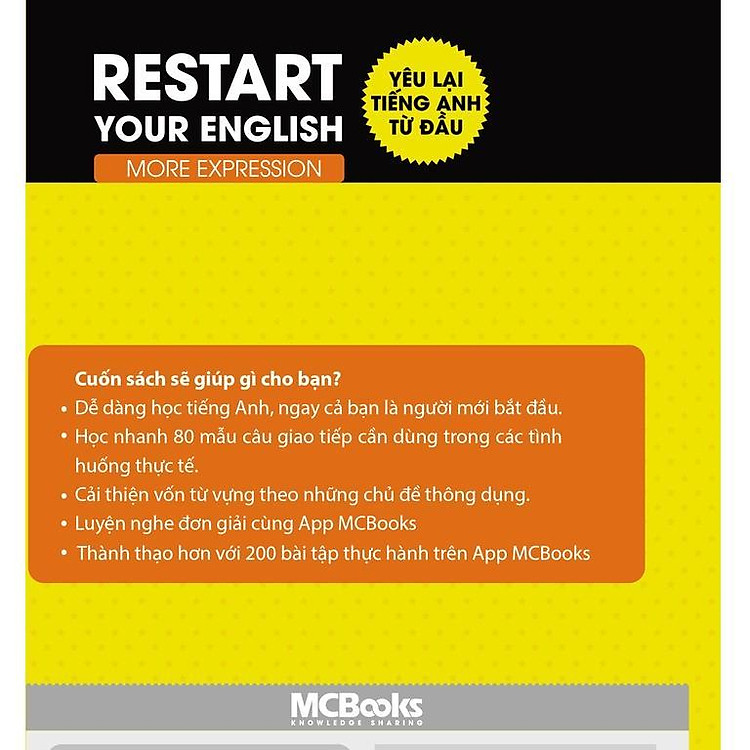 Restart Your English - More Expression - Yêu Lại Tiếng Anh Từ Đầu - Ảnh 2
