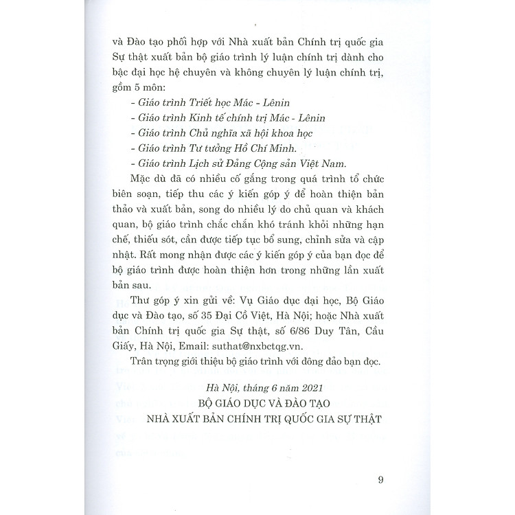 Giáo Trình Tư Tưởng Hồ Chí Minh (Bộ mới năm 2021) - Ảnh 5
