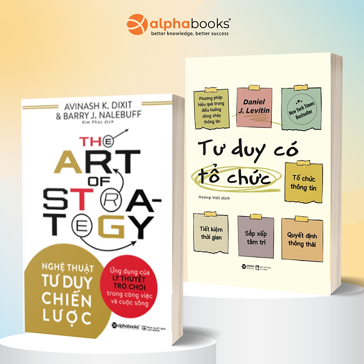 Combo Tư Duy - Kỹ Năng Làm Việc: Tư Duy Có Tổ Chức + Nghệ Thuật Tư Duy Chiến Lược