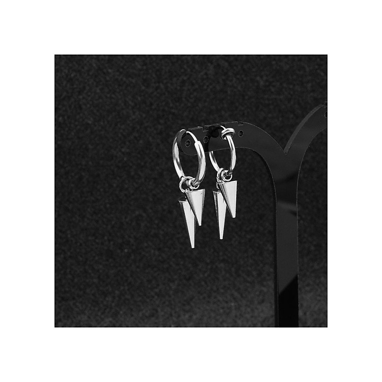 Khuyên tai nam, bông tai Unisex titan không gỉ, bông tai nam