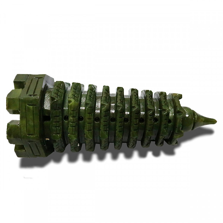 Tháp văn xương phong thuỷ đá cẩm thạch Jade xanh nhiều size