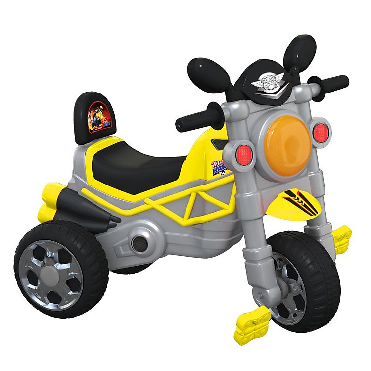 Xe 3 Bánh Nhựa Chợ Lớn L12 Motor Bike V1 (Không Nhạc) - M1744A-X3B - Giao màu ngẫu nhiên