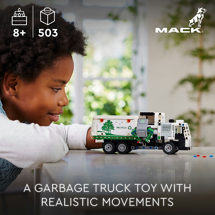 Mua LEGO TECHNIC 42167 Xe tải rác Mack LR Chính hãng Tiết kiệm - Hình ảnh 3