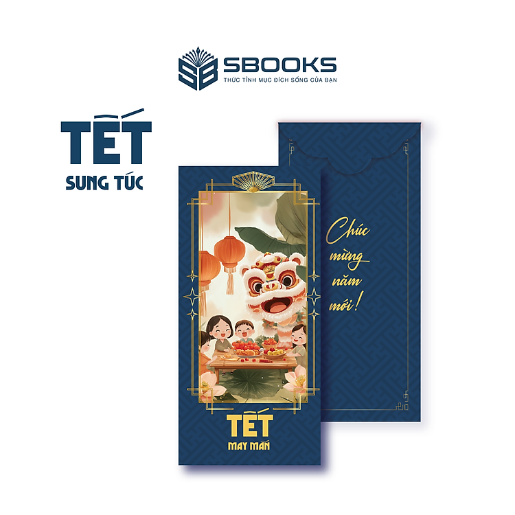 Bộ Bao Lì Xì Họa Tiết Hình Lân 2025 (5 cái) - Ảnh 3