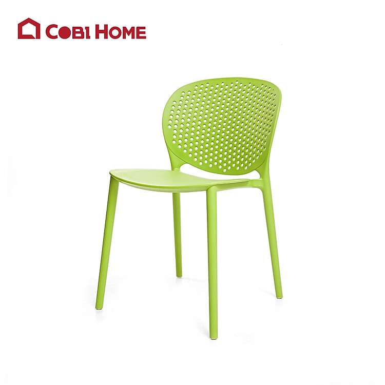 Ghế nhựa đúc Pongo, ghế nhựa đúc nguyên khối, ghế nhựa đúc cafe ngoài trời cao cấp nhiều màu