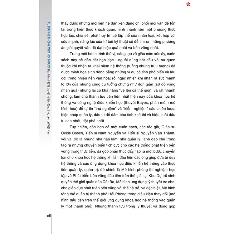 Tư Duy Hệ Thống Cho Mọi Người - Hành Trình Từ Lý Thuyết Tới Tác Động Thực Tiễn - Ảnh 6