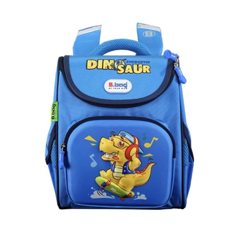 Balo chống gù B.bag Genius Box F2-Dinosaur B-12-109 (Xanh đậm) - Ảnh 2