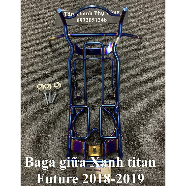 Baga giữa dành cho xe Future 2018-2019 Xanh titan Kèm ốc và cục đệm cao su