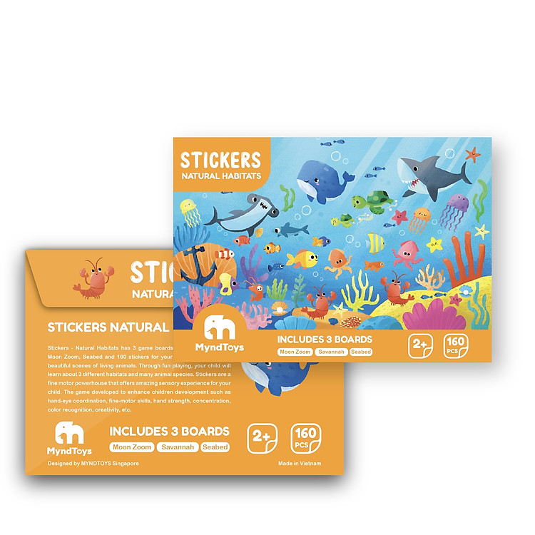 Miếng Dán Stickers Myndtoys (160 miếng) - Ảnh 5