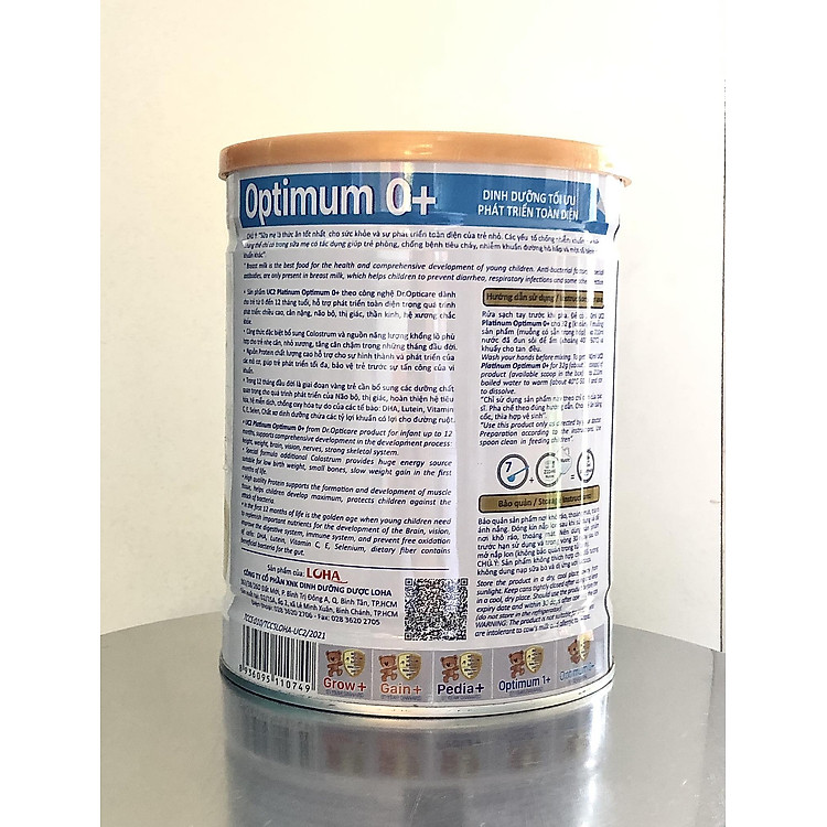 Sữa bột UC2 Optimum 800g cho trẻ 0-12 tháng Giá rẻ - Hình ảnh 2