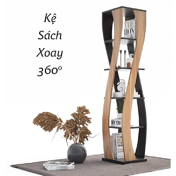 Kệ Sách Xoay HC-421