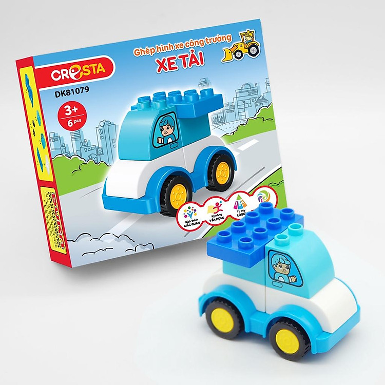 Đồ Chơi Ghép Hình Xe Cho Bé Chính hãng Giá tốt - Hình ảnh 4