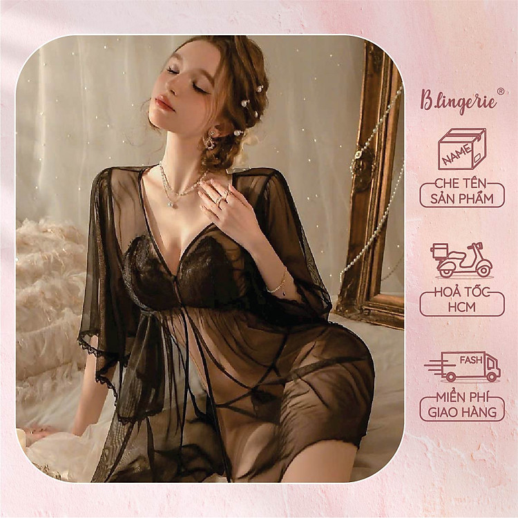 Set Váy Ngủ Ren Sexy - B.Lingerie