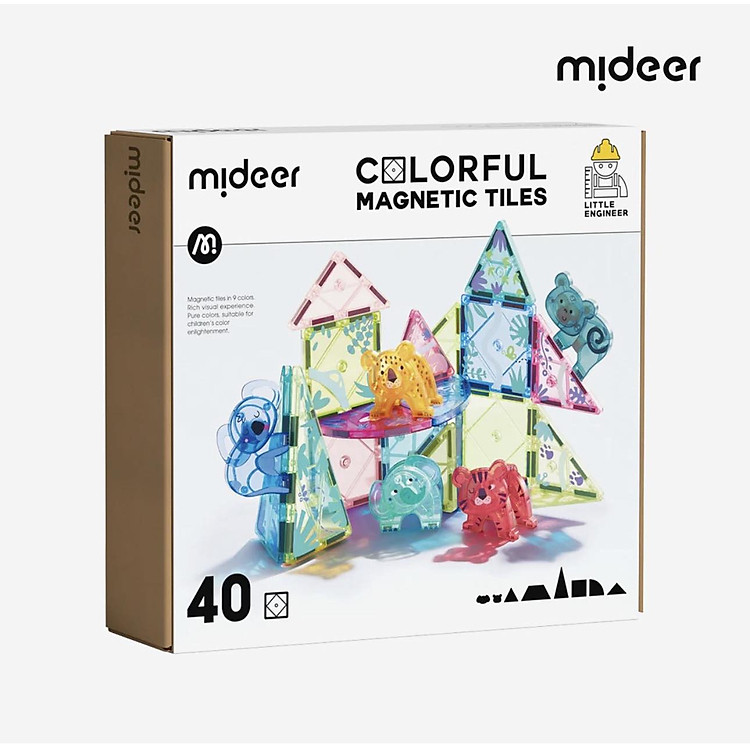 Đồ chơi xếp hình nam châm Mideer cho bé Chính hãng Ưu đãi - Hình ảnh 4