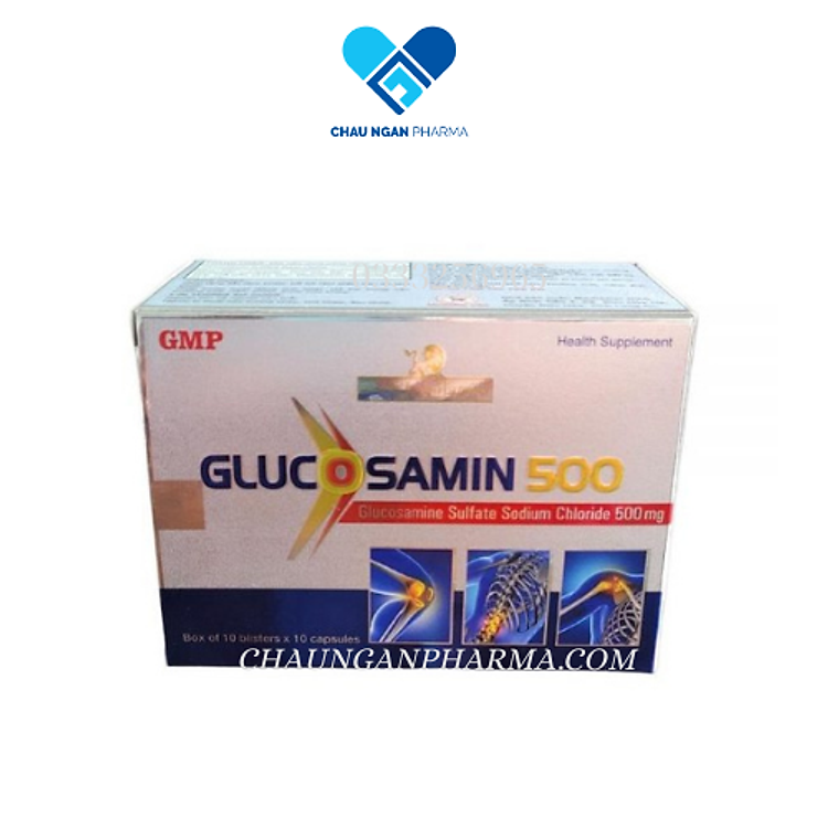 Glucosamin 500 - Hỗ trợ xương khớp Hộp 100 viên