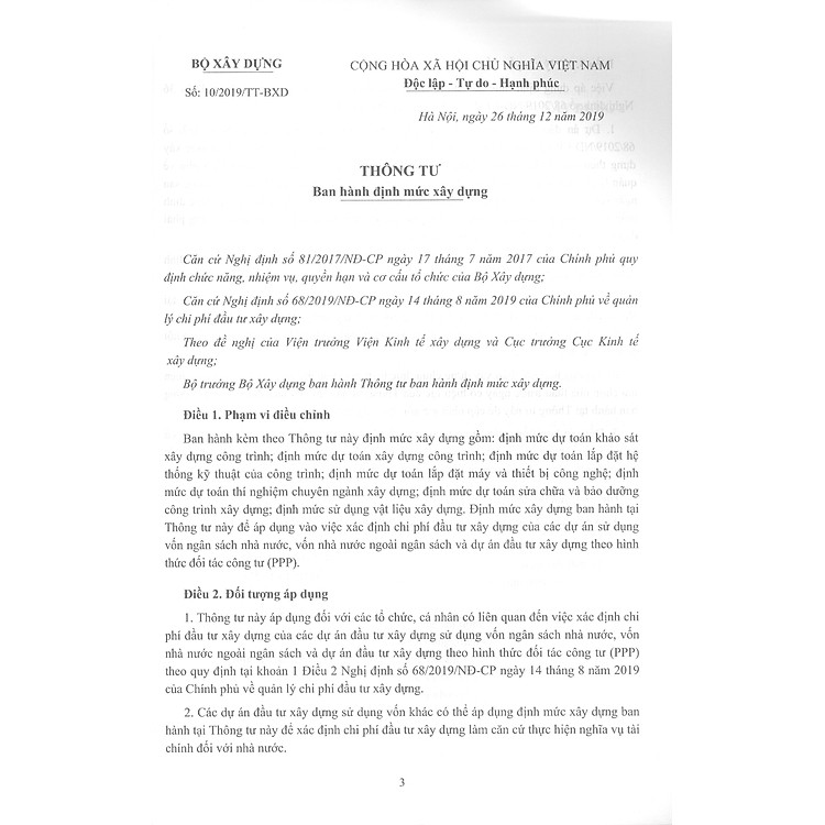 Định Mức Dự Toán Thí Nghiệm Chuyên Ngành Xây Dựng - Ảnh 2