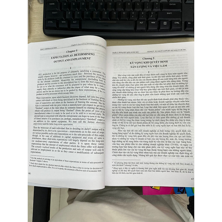 Song Ngữ - Lý thuyết tổng quát về Việc làm, Tiền lãi và Tiền Tệ - Ảnh 4