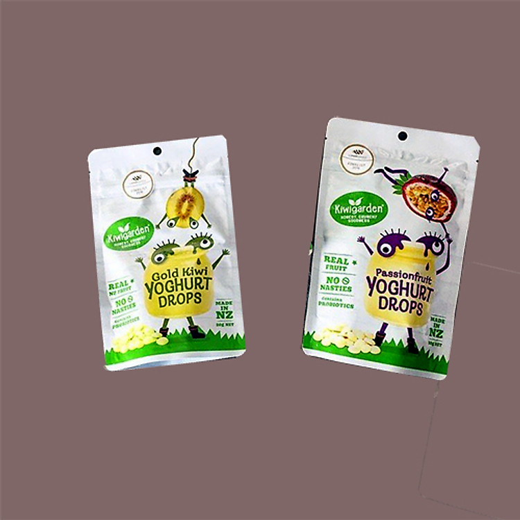 Combo 2 Gói Sữa Chua Khô Kiwigarden Vị Chanh Leo Và Kiwi Vàng