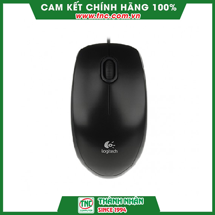 Chuột có dây Logitech B100- Hàng chính hãng