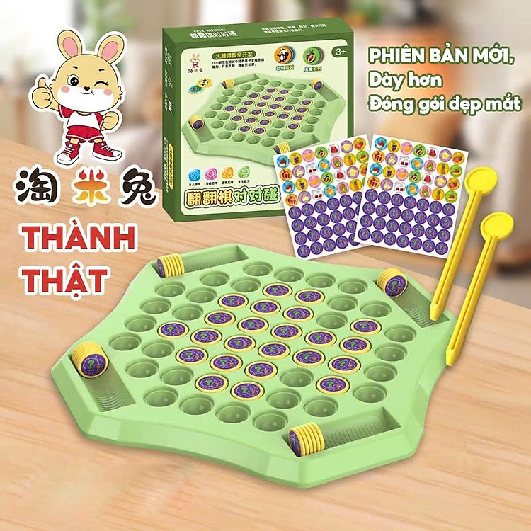 Trò Chơi Bảng Lật Để Bàn Tập Trung Mẫu Huấn Luyện Trí Nhớ Cho Bé