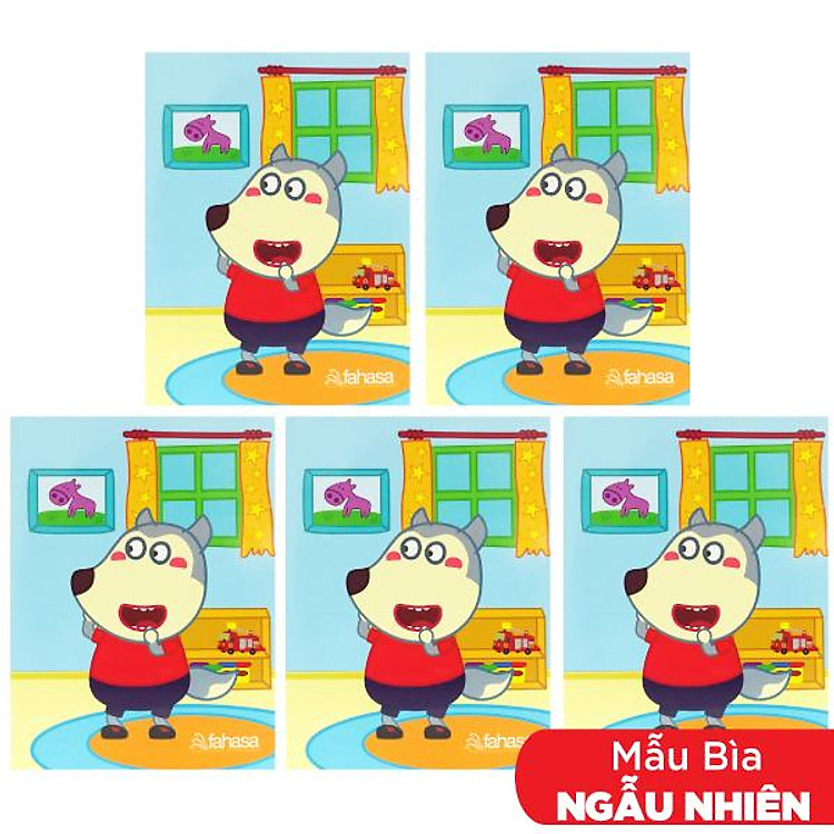 Bộ Tập Học Sinh Wolfoo (4 ô ly, 96 trang, 70gsm) - Ảnh 2