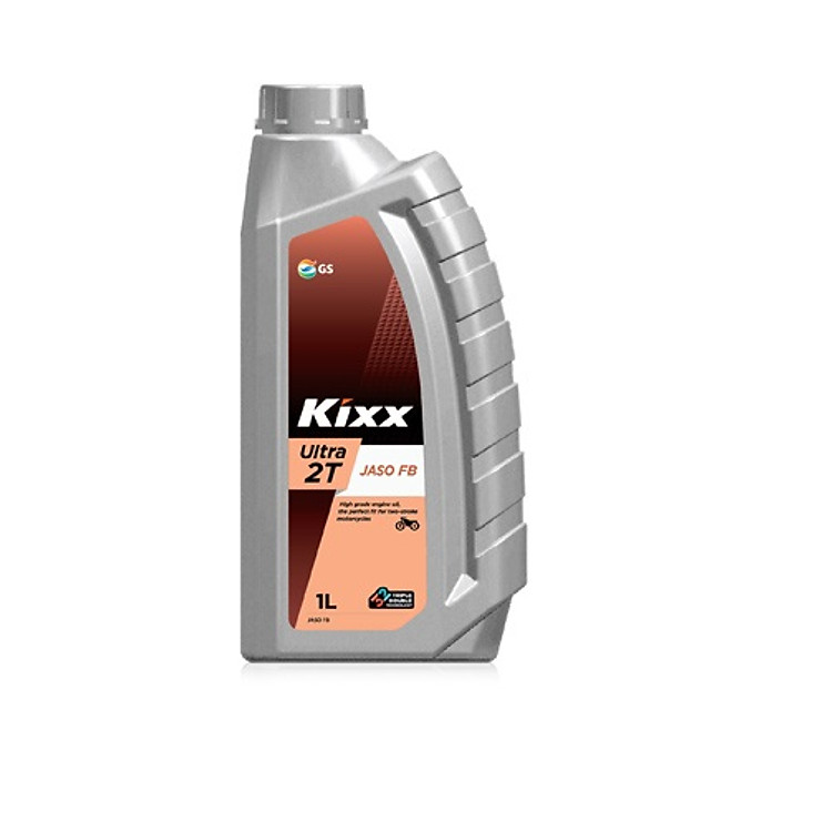 Nhớt xe máy 2 thì nhập khẩu Hàn Quốc Kixx ultra 2T
