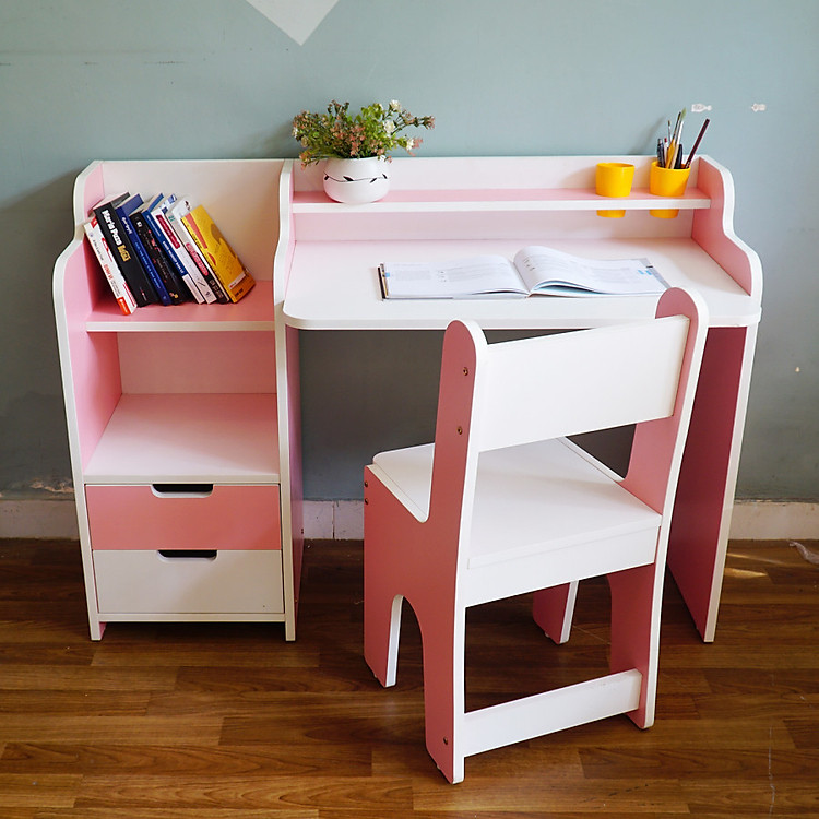 Bộ bàn học trẻ em Kidslife BH12 Hồng