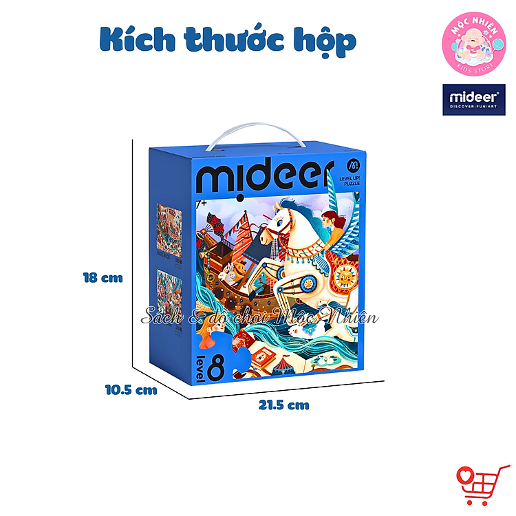 Đồ chơi xếp hình Mideer Level 8 Chính hãng Tiết kiệm - Hình ảnh 4