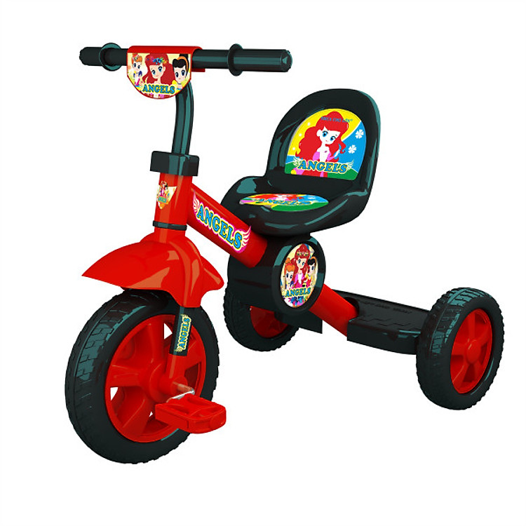 Xe 3 Bánh Nhựa Chợ Lớn L11 Angels - M1617-X3B - Giao màu ngẫu nhiên