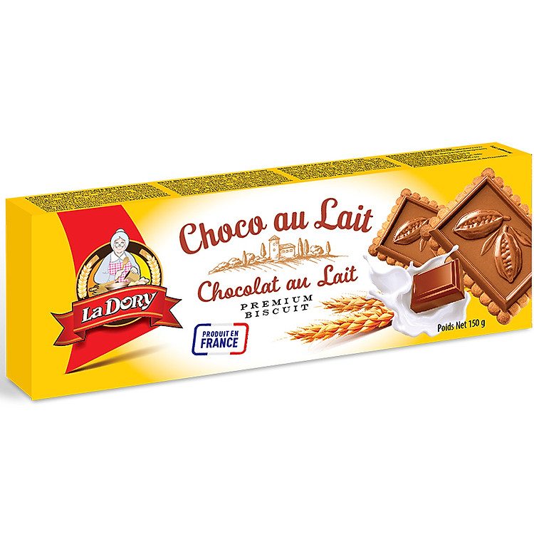Bánh Quy Bơ La Dory Pettit Choco Socola Sữa (150g)