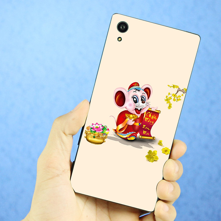 Ốp điện thoại dành cho máy Sony Xperia L1 - Chuột thần tài 11 MS CTT11