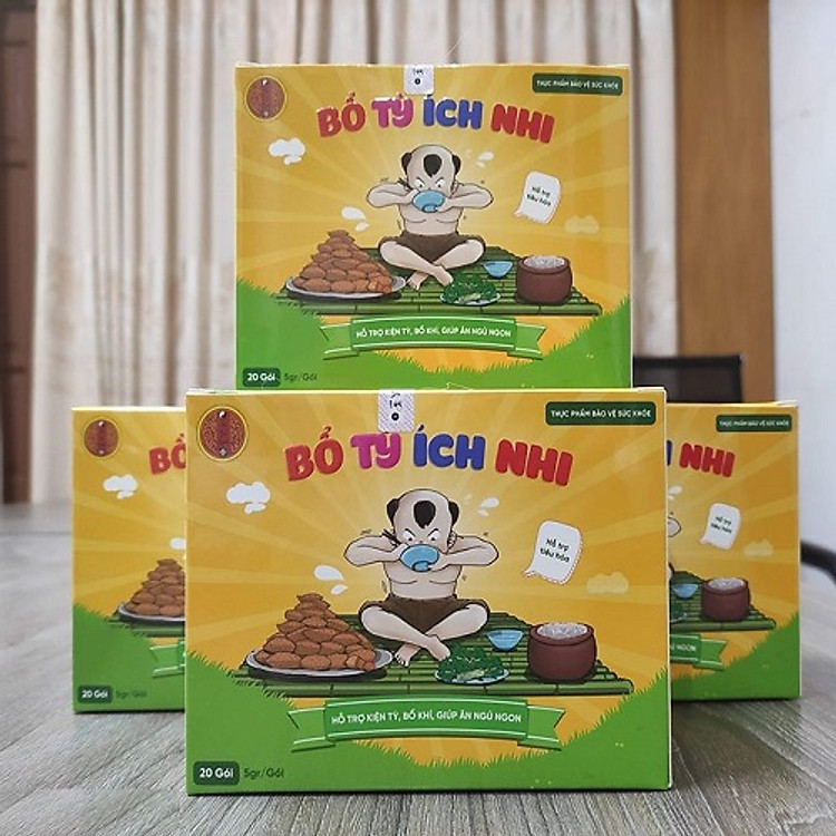 Cốm Vi Sinh Bổ Tỳ Ích Nhi - Bé hết biếng ăn, Tăng cân, Không còn suy dinh dưỡng; Tăng cường sức đề kháng, khỏe mạnh; Phòng ngừa và hỗ trợ điều trị rối loạn tiêu hóa