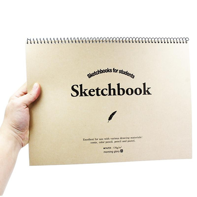 Sổ Lò Xo Trên Vẽ Phác Họa Morning Glory 15011-89169 - Ảnh 5