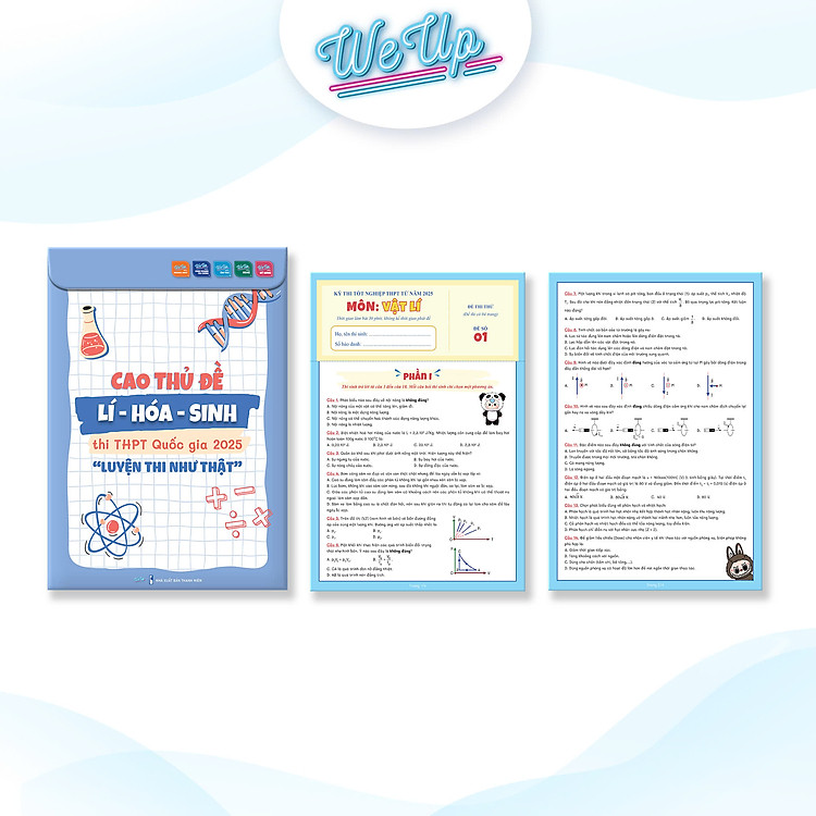 Cao thủ đề Lí – Hóa – Sinh thi THPT Quốc gia 2025 – “Luyện như thi thật”