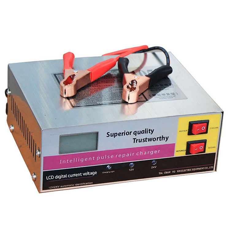 Máy Sạc Bình Ắc Quy Tự Động 12v-24v YX