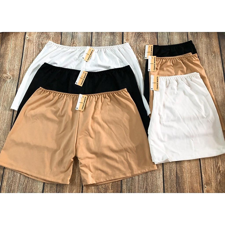 Combo 5 Quần Đùi Mặc Váy Cotton thông hơi big size màu ngẫu nhiên hàng việt nam(từ 45kg đến 90kg)