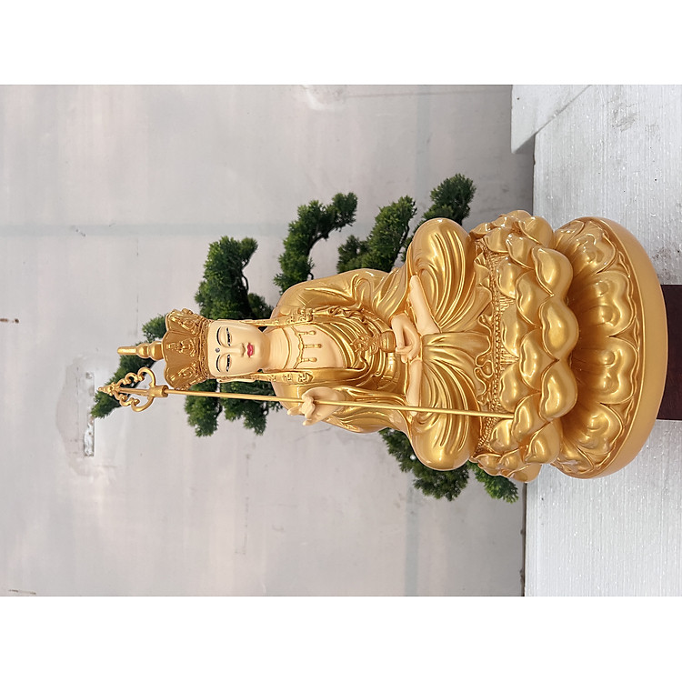 Tượng Phật Địa Tạng ngồi cao 30cm ngang 17cm