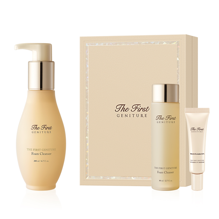 Bộ Sữa rửa mặt tái sinh da OHUI The First Geniture Foam Cleanser