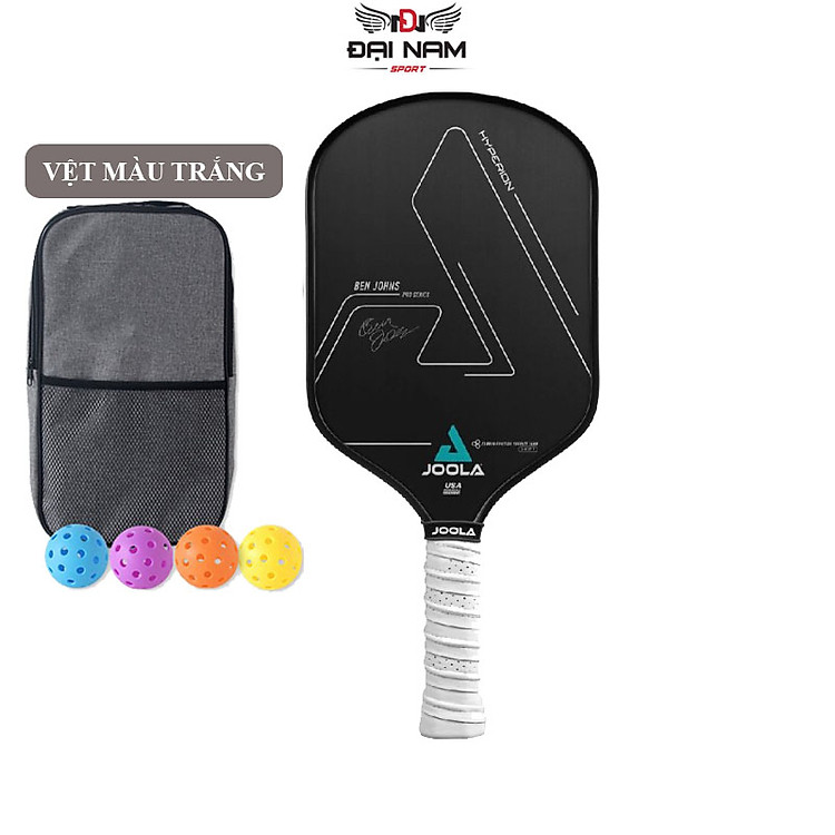 Vợt Pickleball Carbon Mặt Nhám Joola Ben Johns C2 Dày 16mm Cao Cấp ,Siêu Bền,Siêu Nhẹ + Tặng Túi Và 4 Bóng