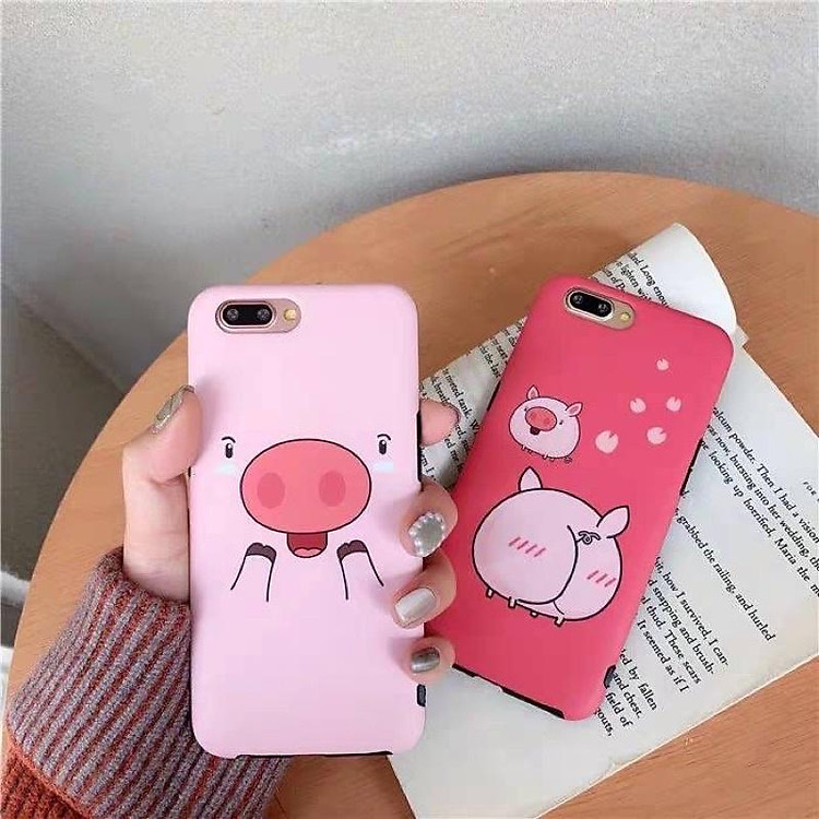 Ốp Lưng Heo Xinh Cho Iphone Xs Max / Xs / X / 8 Plus / 7 Plus