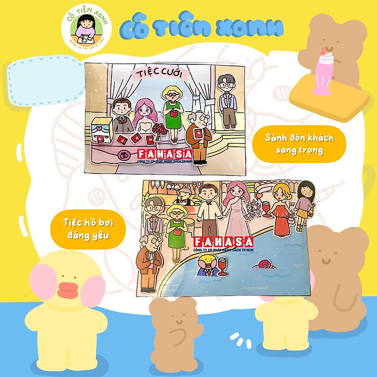 Mua Bộ Tranh Tương Tác Cô Tiên Xanh Chính hãng Tiết kiệm - Hình ảnh 5