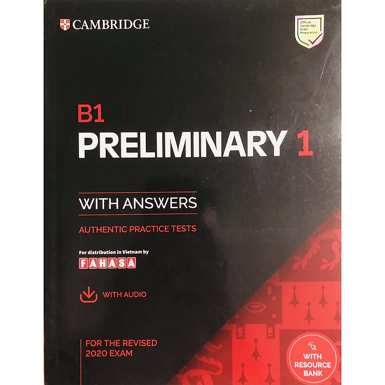 Cambridge - B1 Preliminary with answers (with Audio and Resource Bank)
