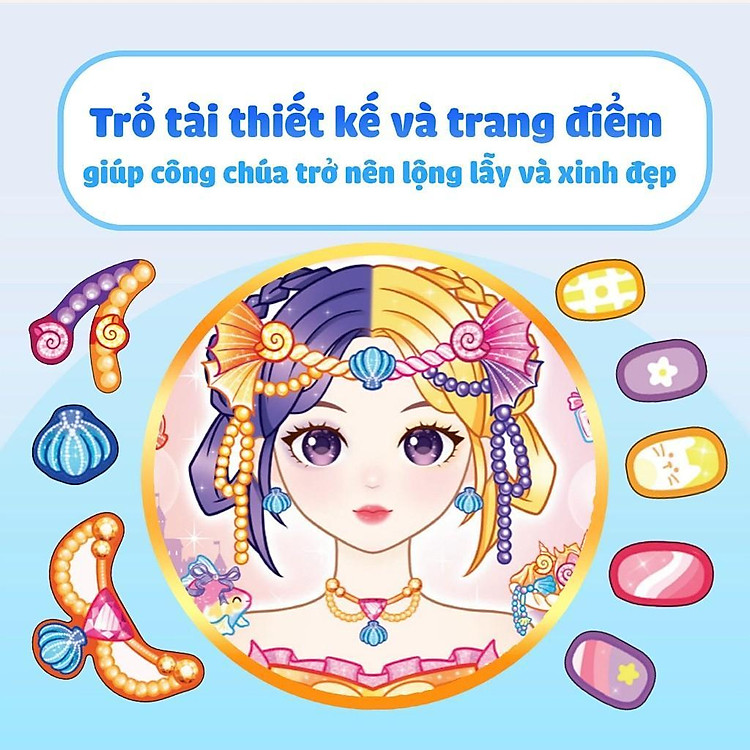 Tiệm Làm Nail - Công Chúa Biển Xanh (400+ Stickers Dễ Thương) - Ảnh 5