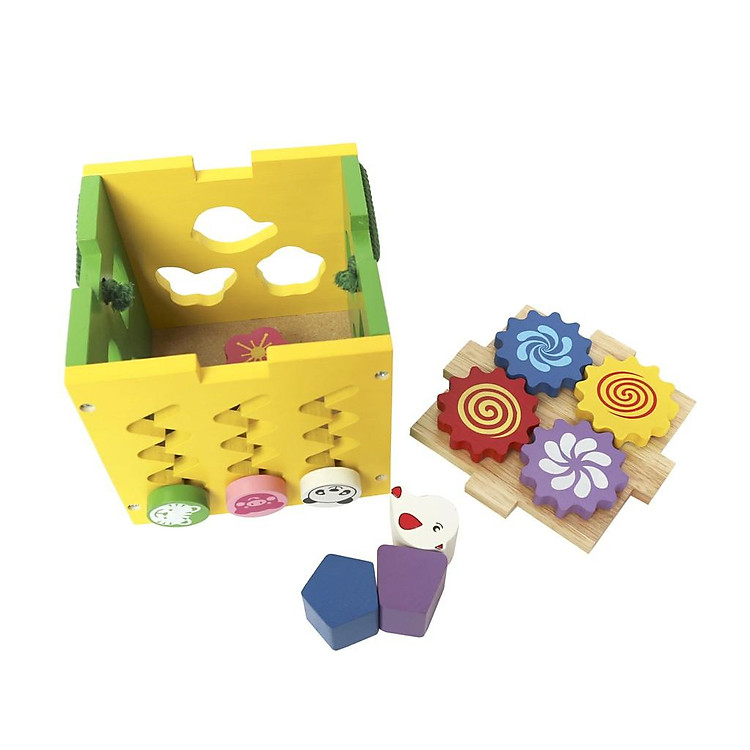 Đồ chơi gỗ Hộp thả khối Winwintoys Chính hãng Giá rẻ - Hình ảnh 3