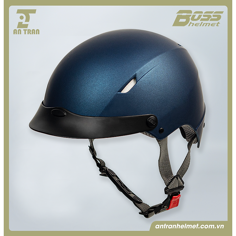 Nón Bảo Hiểm 1/2 Đầu Không Kính BOSS HELMET AT10
