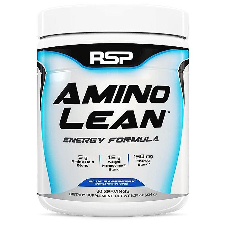Tăng cơ - Giảm mỡ - Phục hồi năng lượng Amino Lean của RSP - 30 Liều Dùng - Hương Blue Raspberry